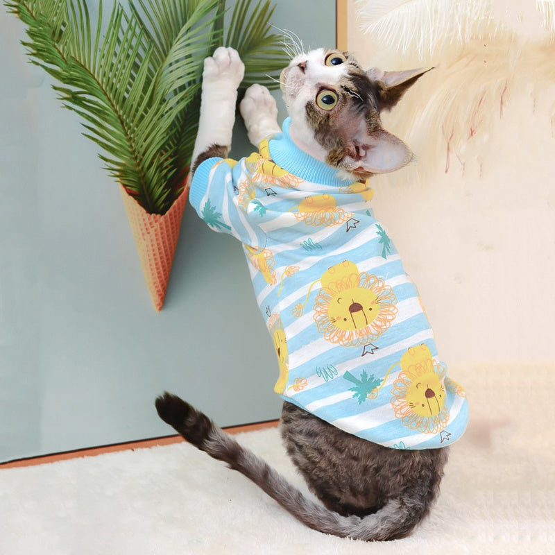 Keep Your Hairless Cat Comfortable with Stylish Air Conditioning Clothing